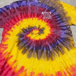 Disney’s Figment Tie Dye Embroidered Tee